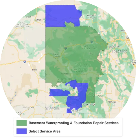 Map of our Pitkin County, Colorado service area including Basalt