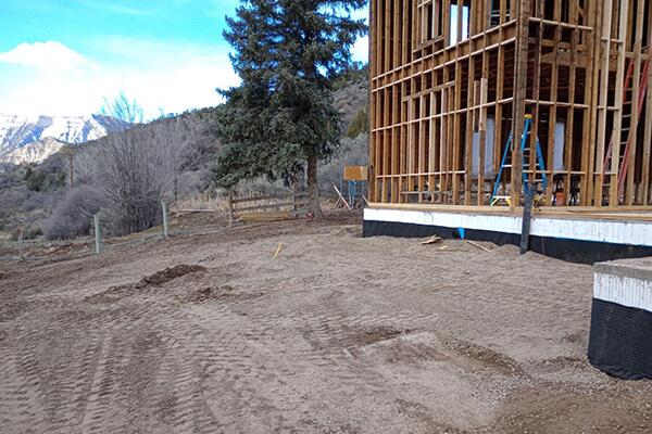 Failing foundation wall removed and rebuilt by our crew